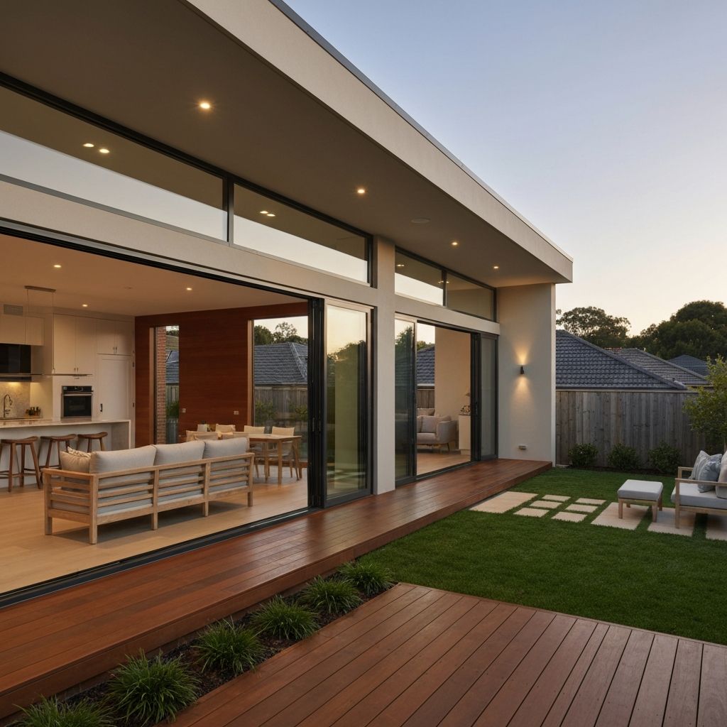 Modern home extension and residential renovation project in Brisbane